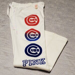 NWT! VS Pink CUBS sweatpants Vintage Size: S  *READ Description*